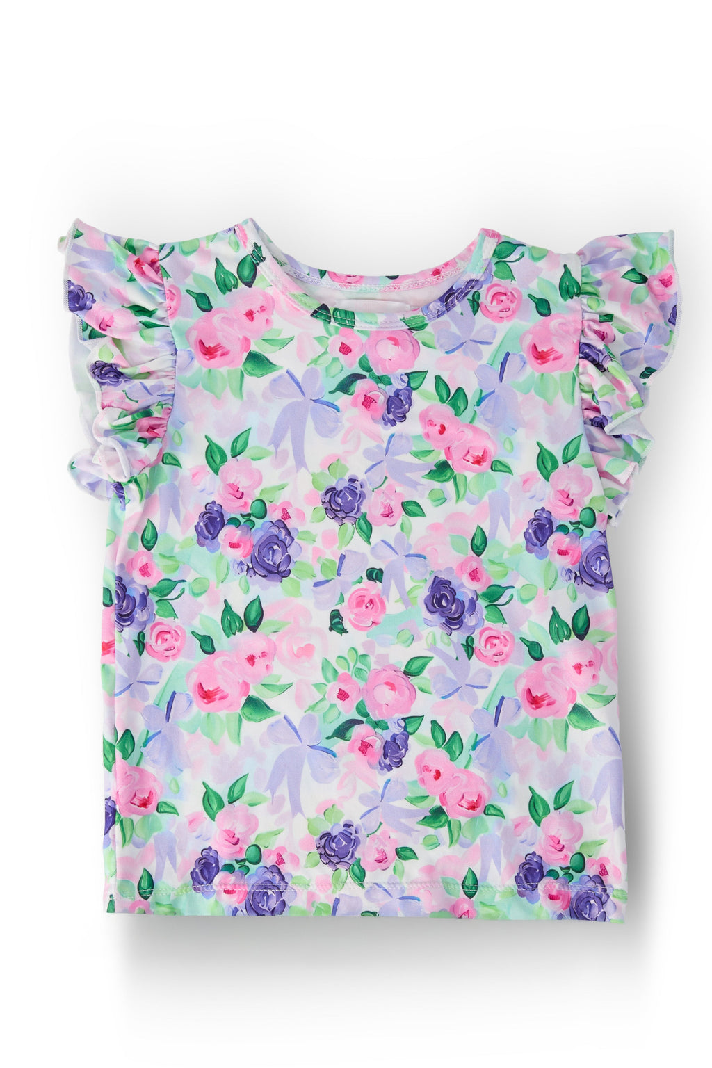 Lavender Love S/S Ruffle Tee