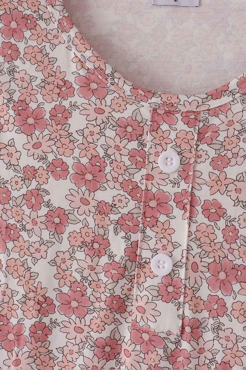 Floral print mom&me dress