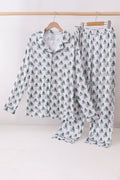 Green christmas tree bamboo mom&me pajama set