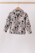 Camo Duck Embroidered Button Down Shirt