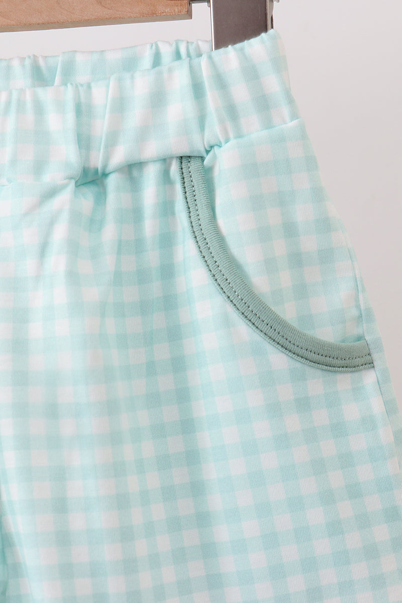 Sage Plaid Set