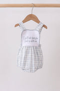 Blue Faith Quote Embroidered Bubble