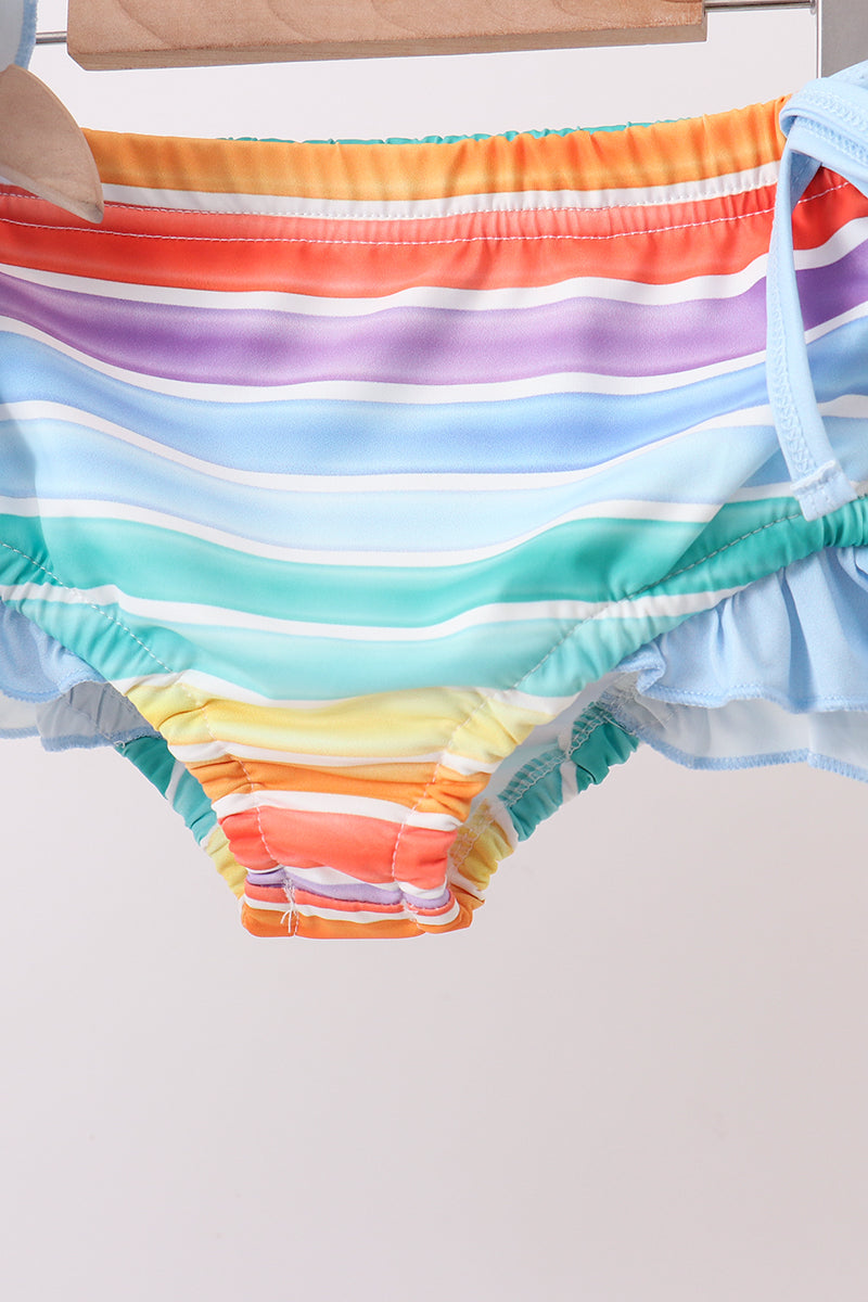 Rainbow Stripe Swimsuit
