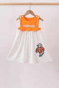 Orange Tennessee Applique Dress