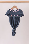 Garden Rose Smocked Gown