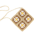 Eliza Crochet Straw Crossbody - EveryNest
