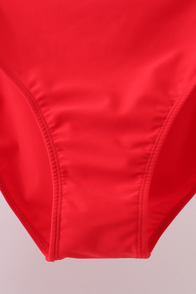 Red 2pc mom&me swimsuit
