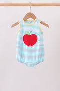 Blue Apple Embroidery Bubble
