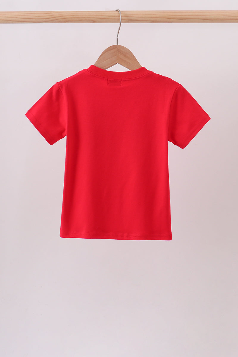 Red Apple Applique Top