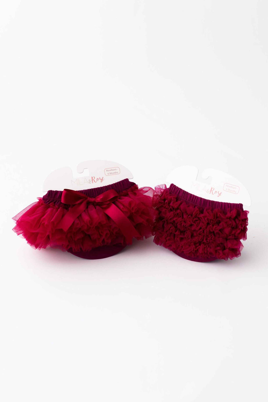 Maroon Ruffle Tutu Bloomer