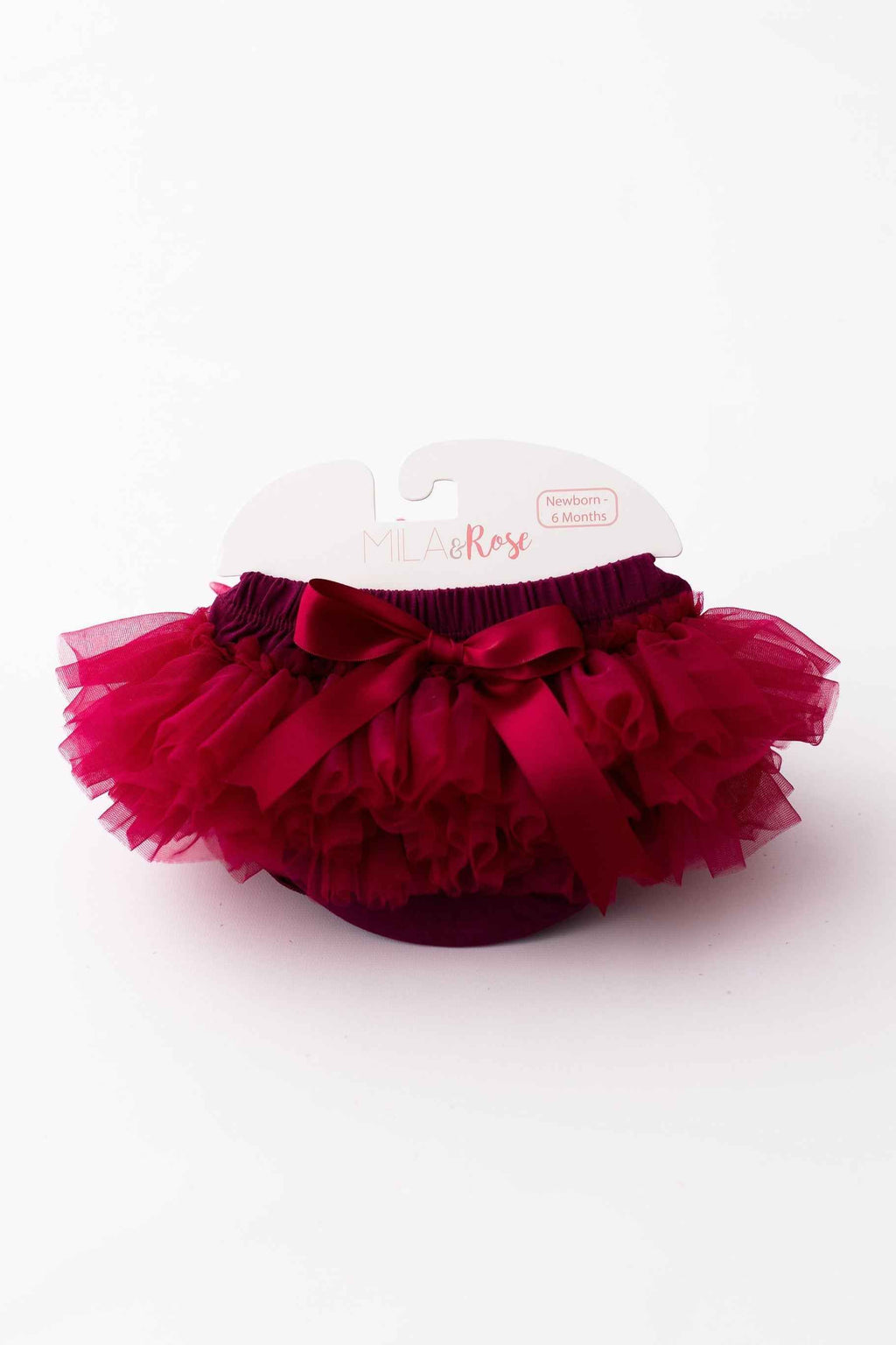 Maroon Ruffle Tutu Bloomer