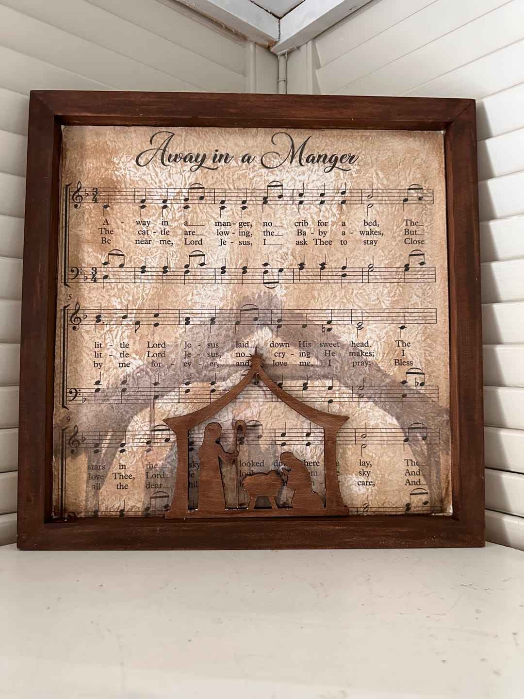 Unfinished Wood Bethlehem Nativity Shape - Christmas - Craft - up to 46" DIY