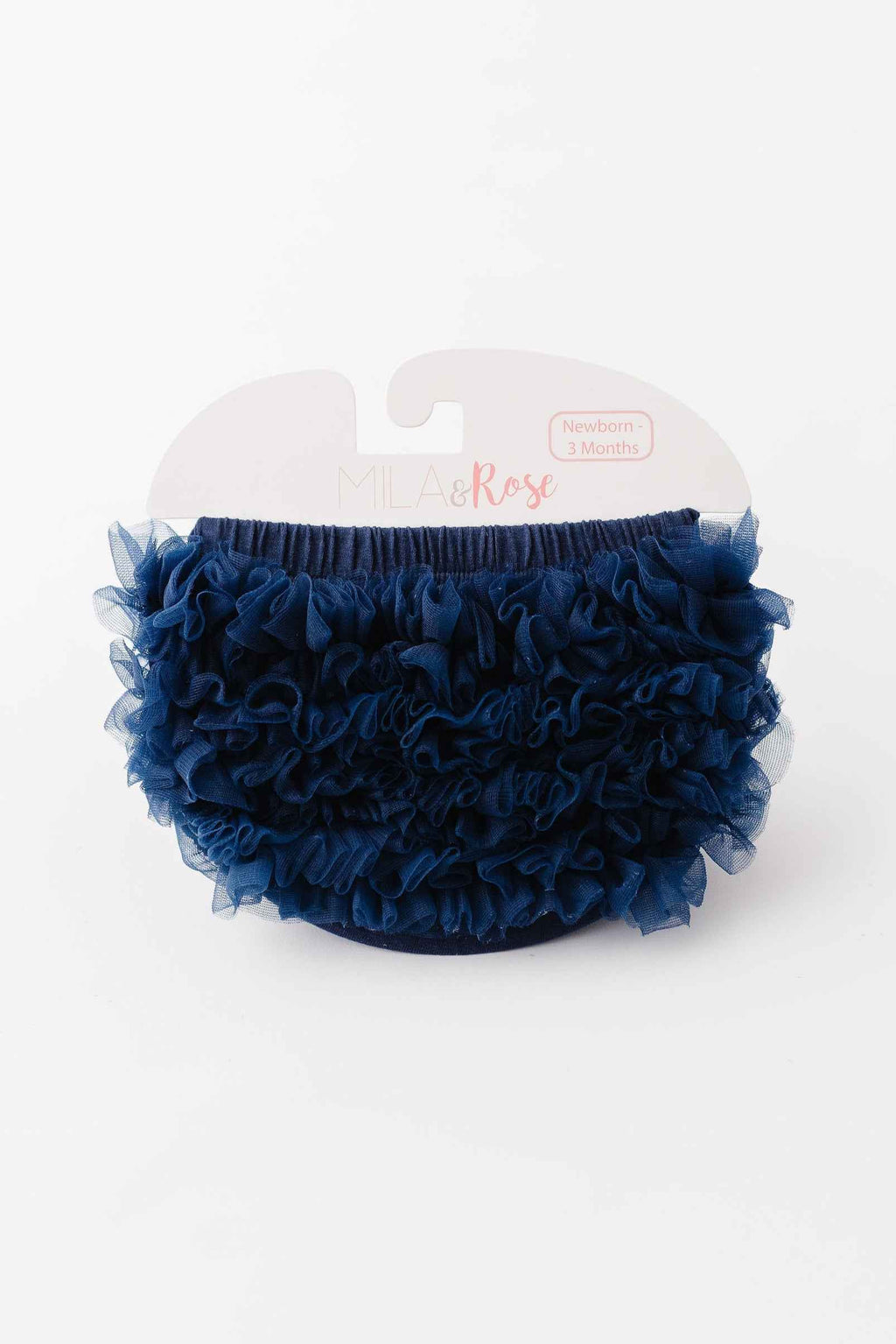 Navy Blue Ruffle Bum Bloomer