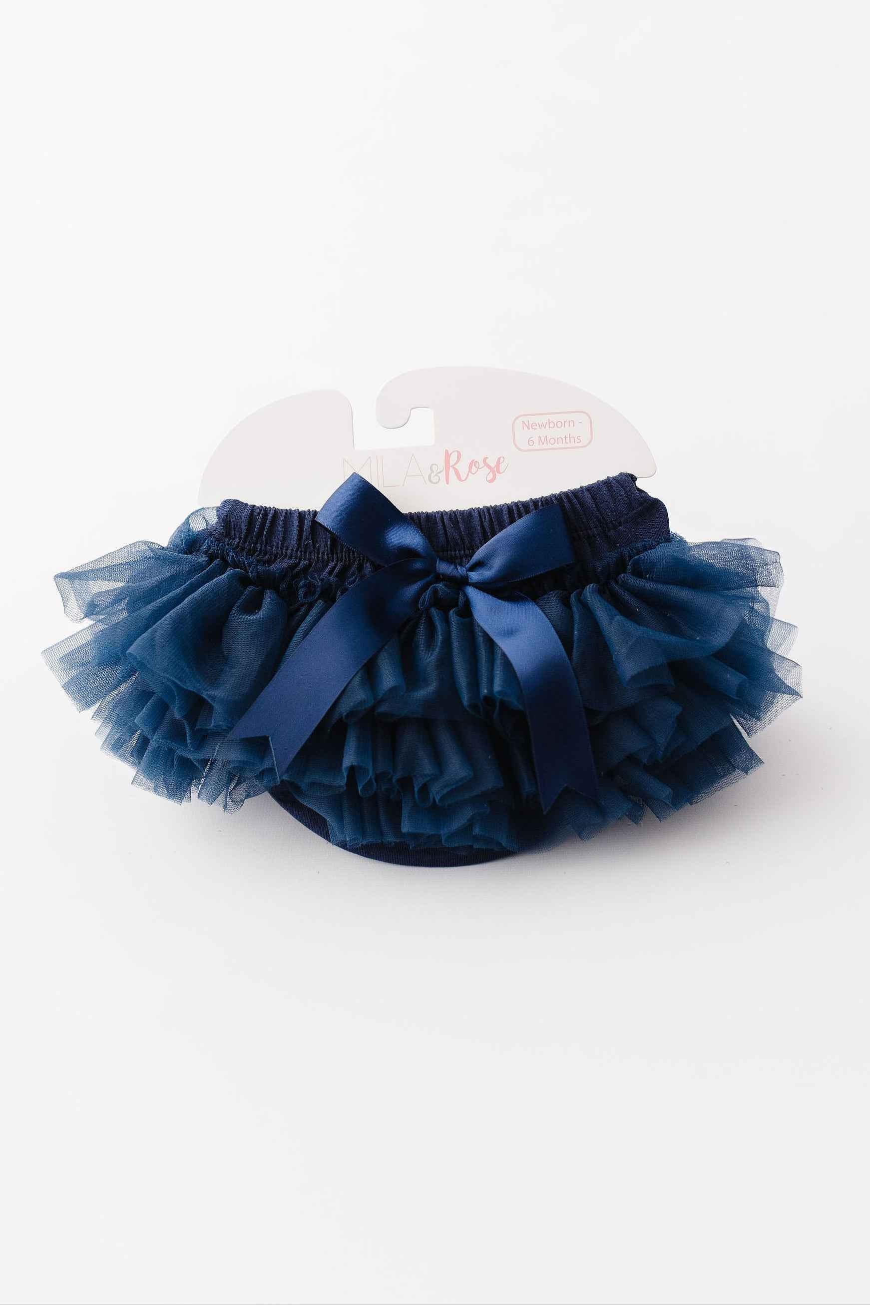 Navy Blue Ruffle Tutu Bloomer