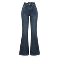 Women's Light Blue High Waist Slim Fit Bootcut Jeans