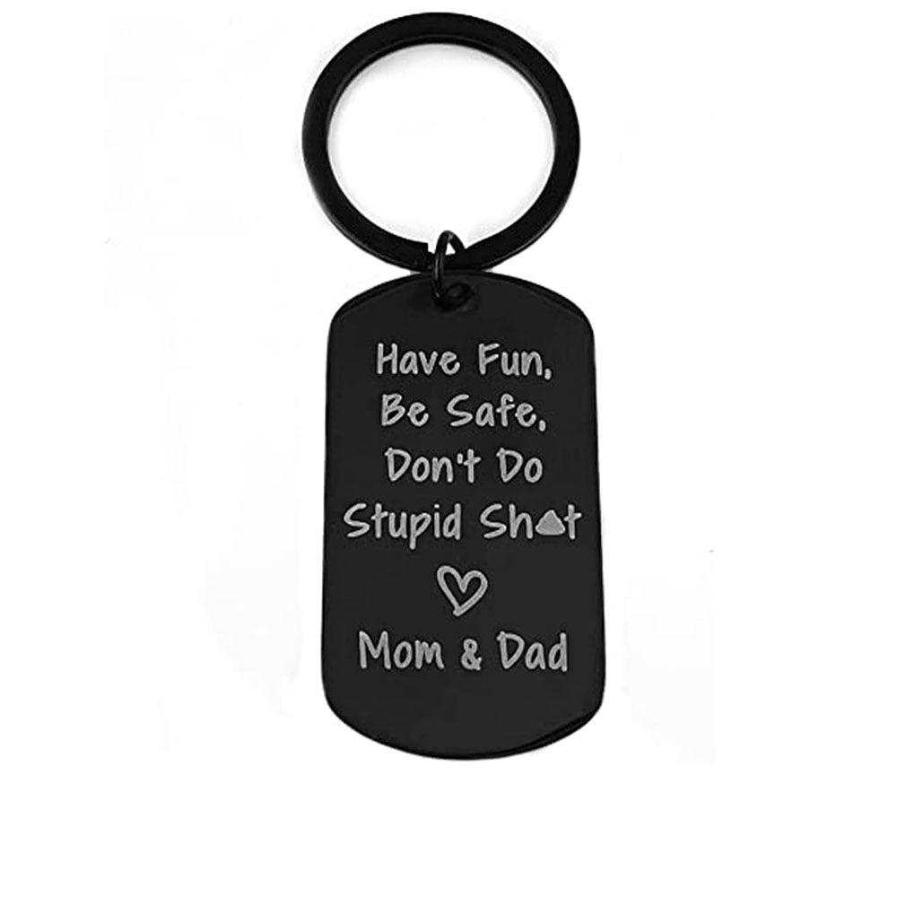 Keychain Black Men's Keychain Foreign Trade Keychain