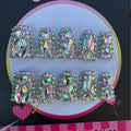 Short Duckbill Outlet Stained Glass Crystal Drill Glittering Full Drill Handcrafted Wear