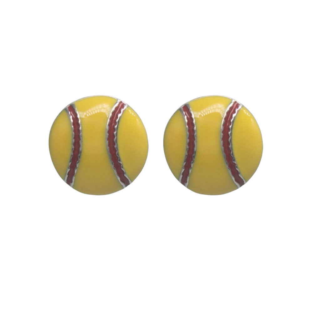 Rhinestone Football & Rugby Earrings for Women - Sparkling Sports Fan Dangle Drop Stud Earrings