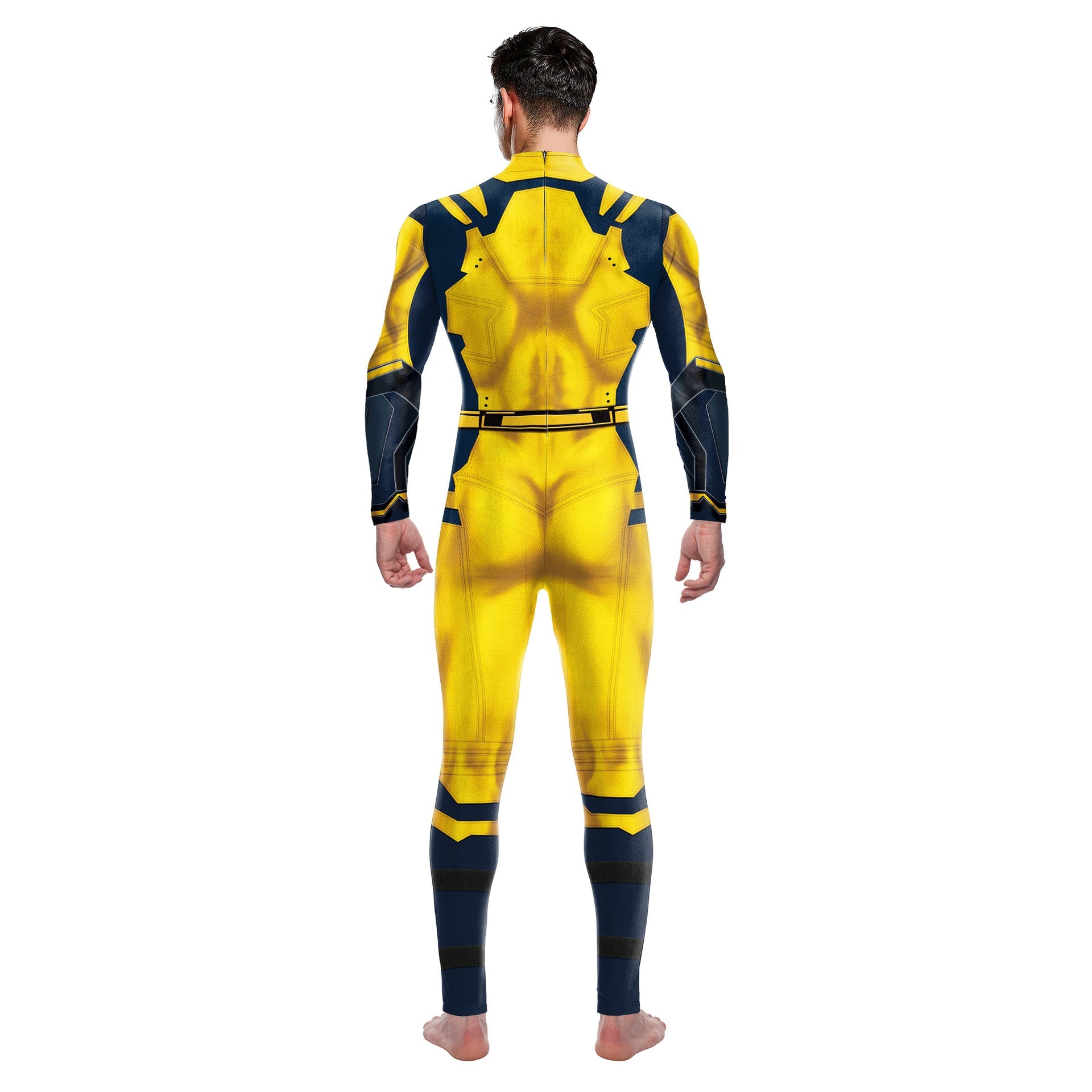 onepiece Halloween movie cos suit Deadpool 3 Wolverine costume playing suit printed jumpsuit