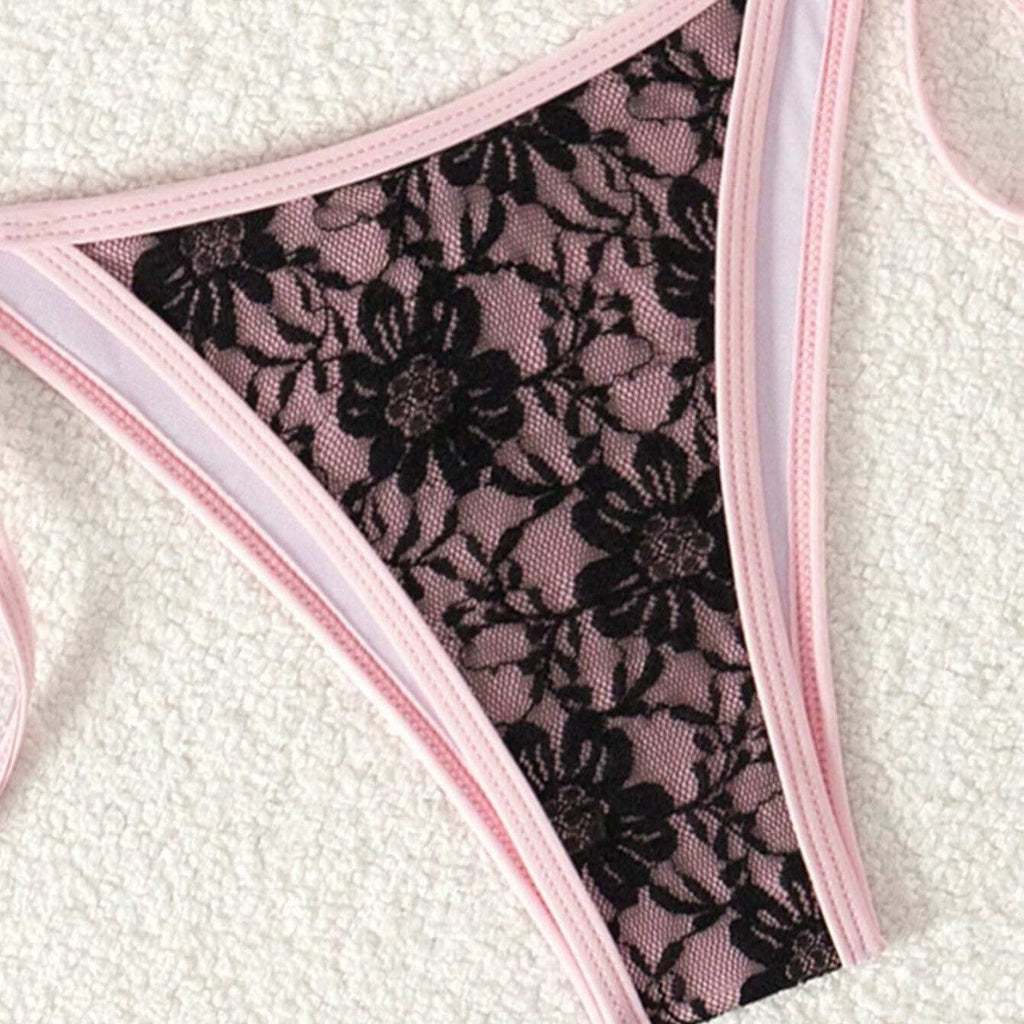 Sexy Lace Bikini Set Swimsuit
