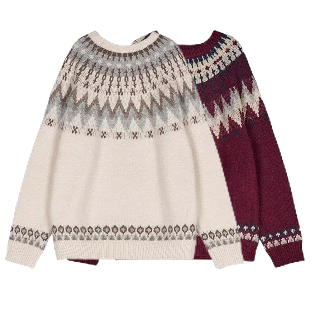 Crochet Knit Sweater Unisex