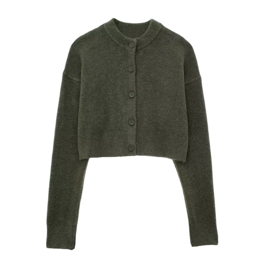 Women's Short Knit Cardigan Trendy