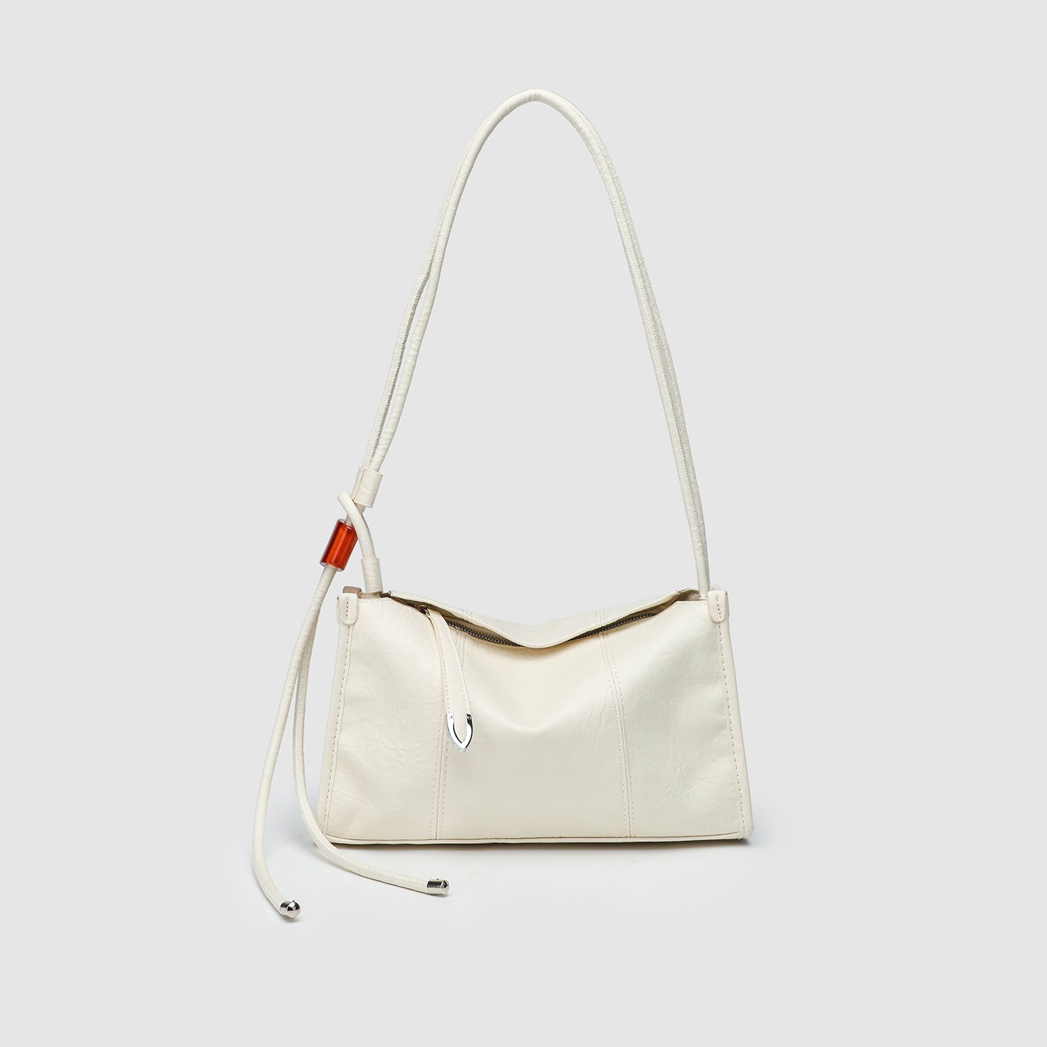 Stylish and minimalist design commuter hobo bag ladies, bag large capacity pleated shoulder shoulder bag, chic elegant shoulder purse