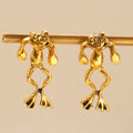 Personality Punk Frog Stud Earrings Detachable Cute 3D Animal Earrings