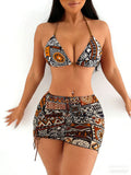 Women's Bikini Swimsuit Beach Separated Swimwear Sexy Three Piece Bikini