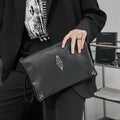 Unisex stylish fashion evening clutch bags rivet messenger bags iPad wrist bags, wristlet purses,