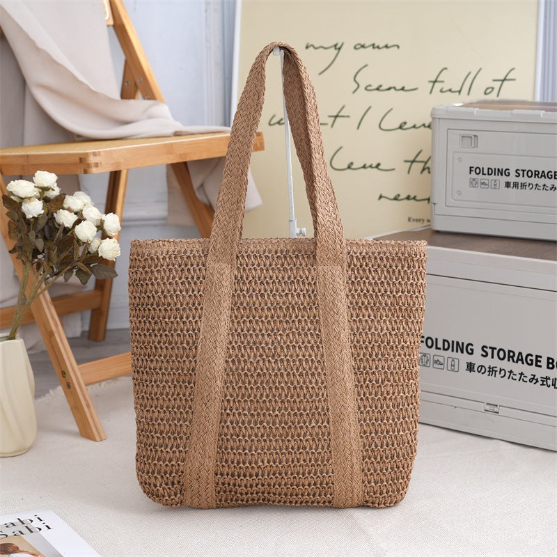 Designer-Inspired Large Shoulder Tote – Women’s Spring Trendy Statement Bag, Unique Silhouette