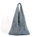 Washed denim hobo bag, shoulder shoulder bag, large capacity tote shoulder bag, handbag versatile