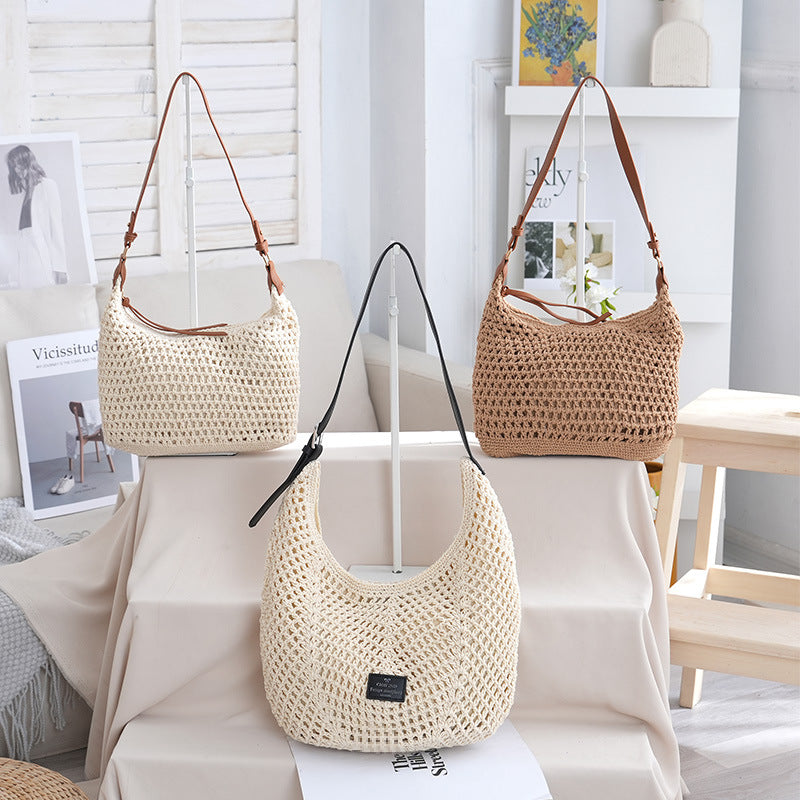 Versatile Casual Vacation Beach Bag - Fashion Shoulder Crossbody Purse