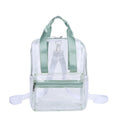 Waterproof PVC Backpack Purse with Clear Design, Durable and Stylish, Perfect for Travel, School, and Everyday Use School Bag Summer Waterproof PVC Beach Bag