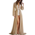 Women¡¯s Fashion Sun Protection Mesh Dress ¨C Beach Maxi Cover-Up, Chiffon Open-Front Shawl