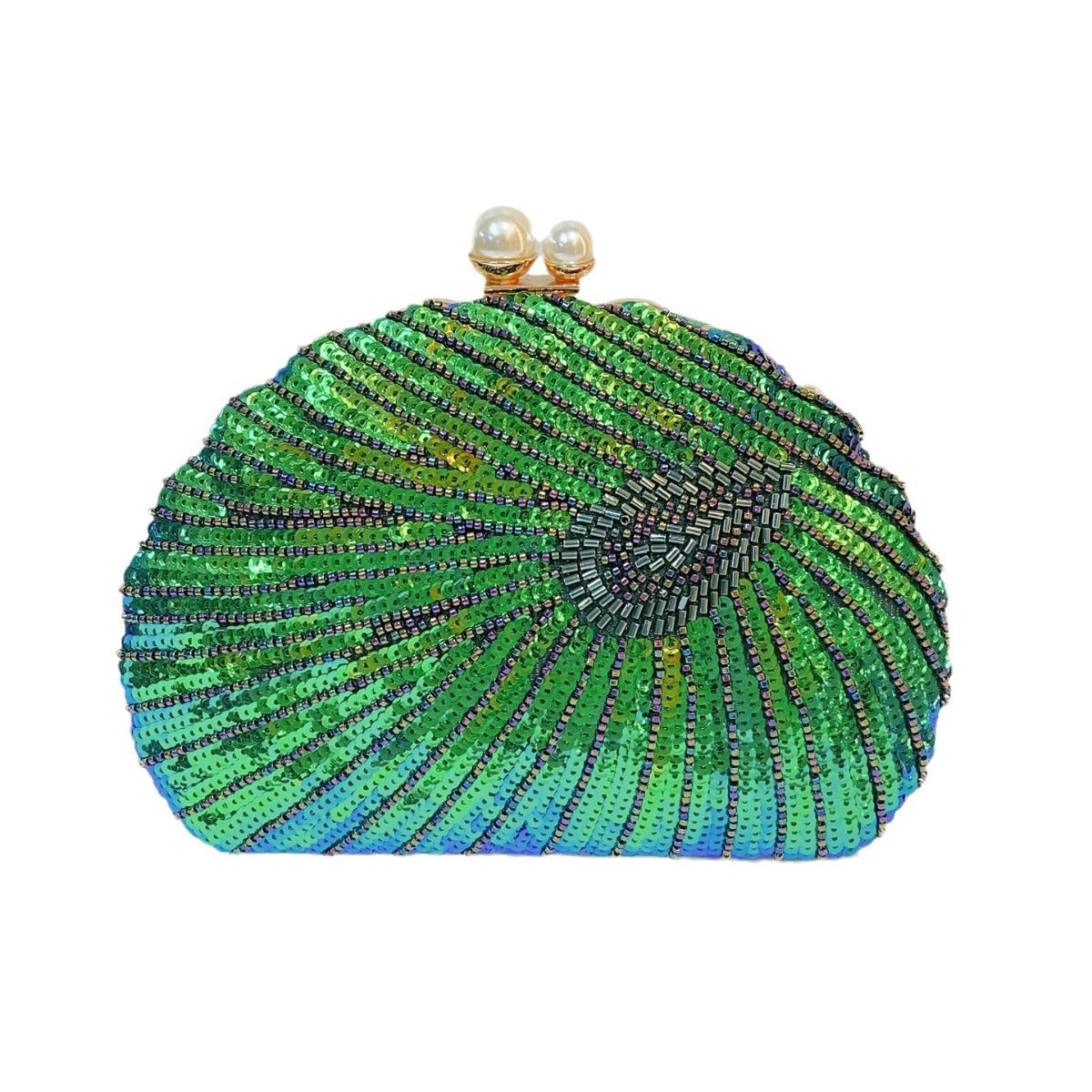 Elegant Retro Craft Beaded Evening Bag – Stylish Clutch Purse for Prom, Party, and Special Occasions
