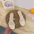 Transparent Sandals and Slippers Women's Mid-heel Thick Heel SDL08210503
