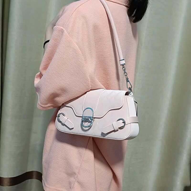 Small shoulder bag, commuter versatile hobo shoulder bag, design baguette bag shoulder bag