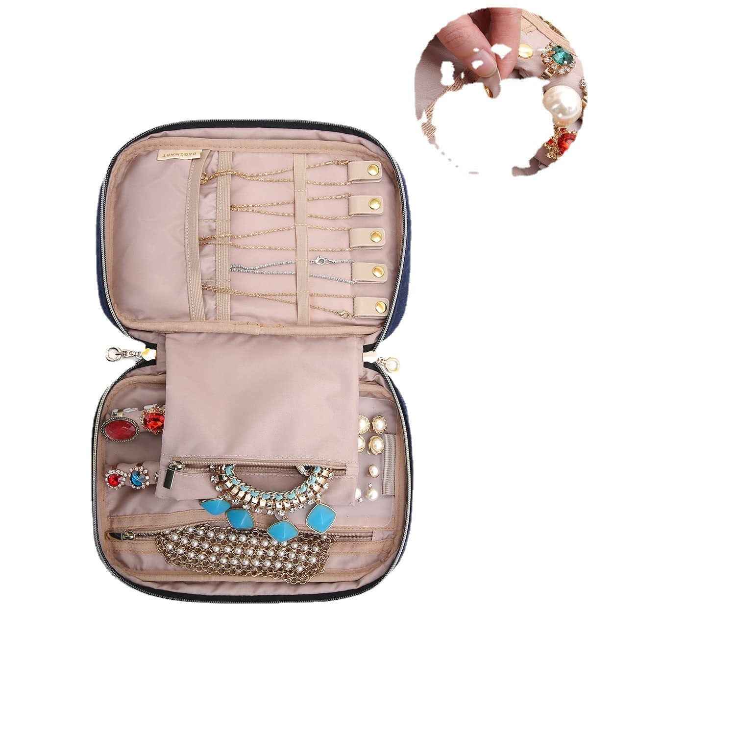 Jewelry Storage Box, Earrings Ring Set Jewelry Bag, Jewelry Storage Bag