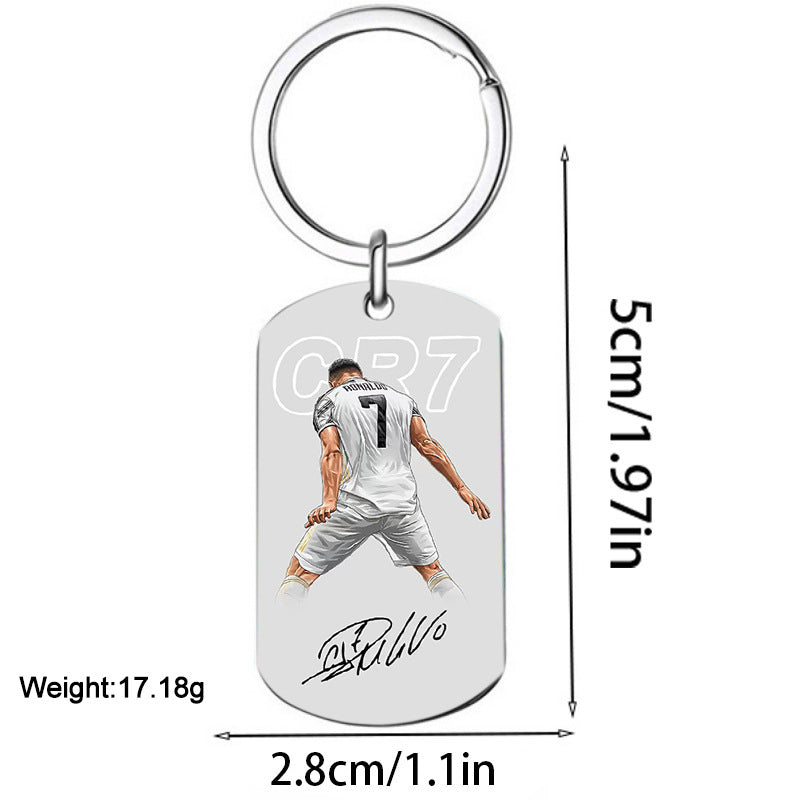 Personalized Keychains for Women Customized Key Chains Men Engraved Name Inspirational Stainless Steel Dog Tag