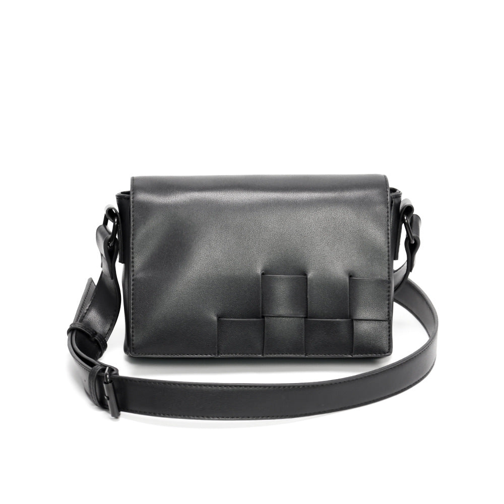 Shoulder bag men, fashion crossbody bag unisex, woven crossbody bag,