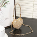 Rhinestone Dinner Bag, Mini heart purse, Small and Exquisite Shiny Dress Bag, Ball Bag, Prom Bag, Party Purse