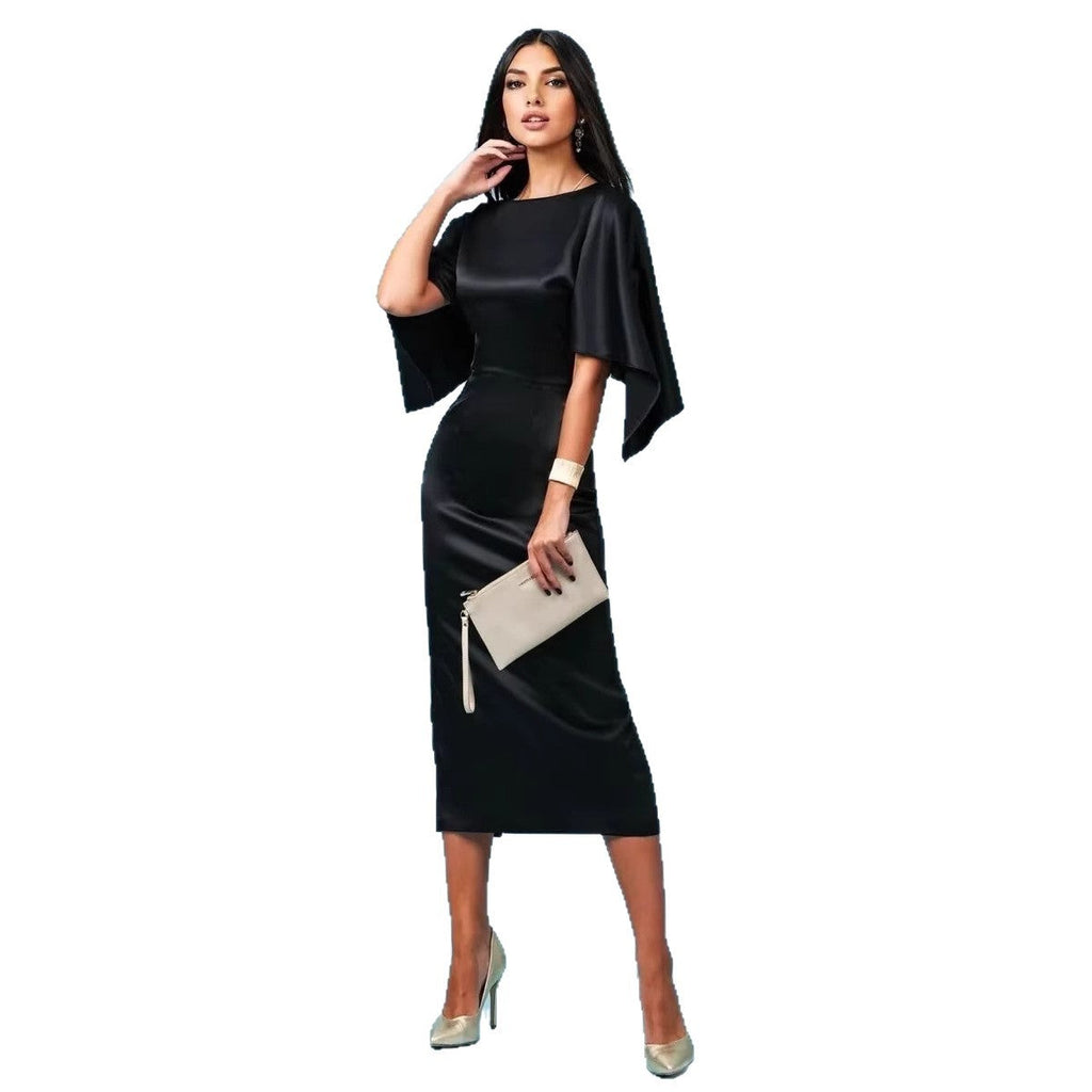 Puff Sleeve Bodycon Evening Dress