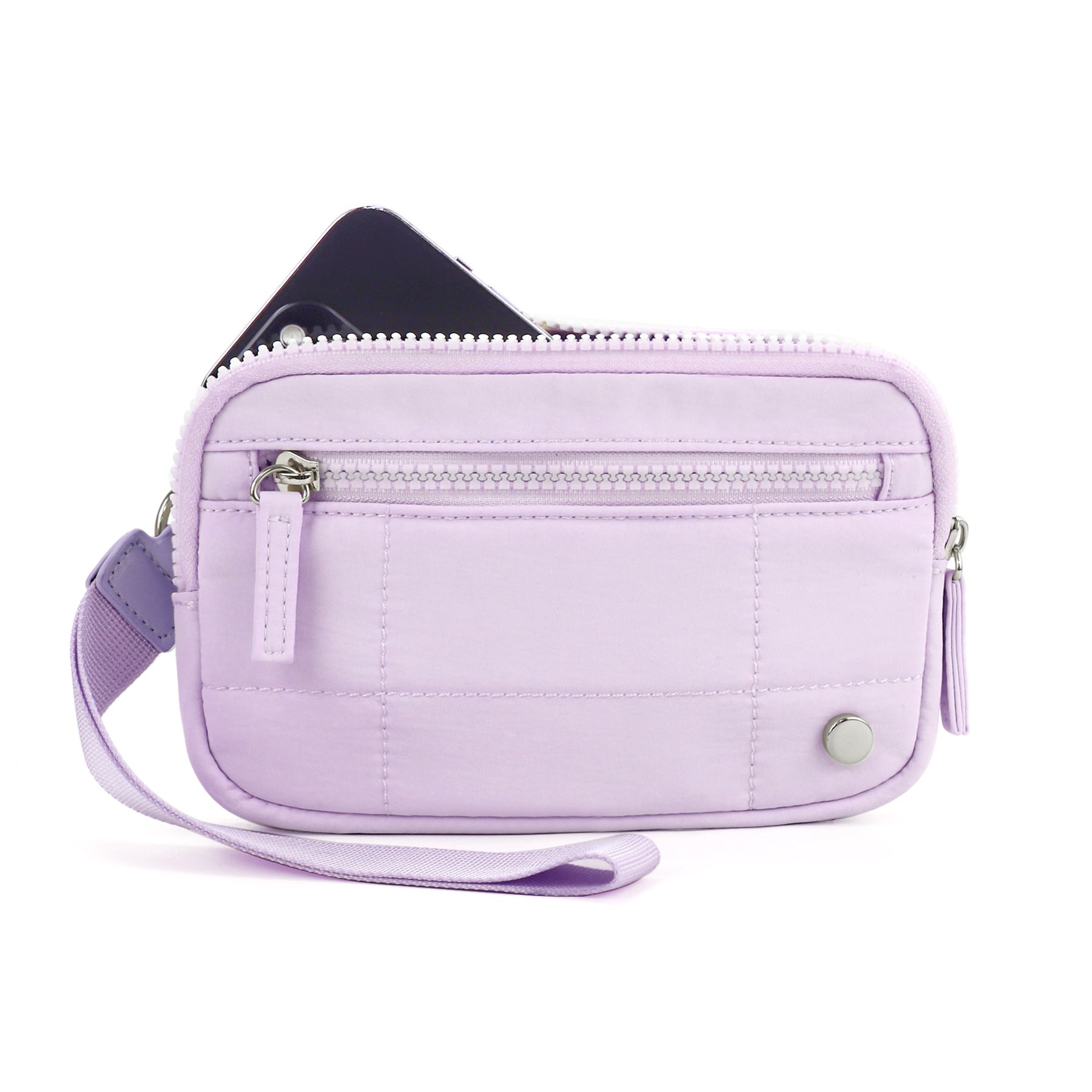 Transparent PVC Card Bag – Portable Wrist Bag for Bank Card & Change Storage