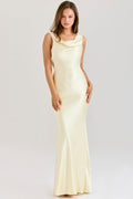 Spring Summer Bodycon Silk Dress Casual Party Slit Dress