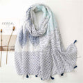 Women Lightweight Colorful Spring Summer Neck Scarf Shawl and Wrap