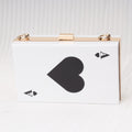 Spade A Versatile Chain Bag, Crossbody Square Bag, Acrylic Box Bag, Evening Purse, Clutch Purse