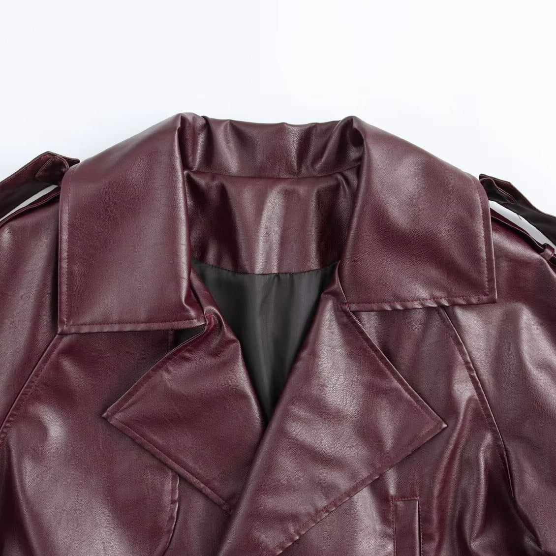 Women's Faux Leather Moto Jacket
