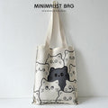 Quirky Knit Shoulder Bag – Novelty Large Tote, Commuter-Friendly Animal Purse