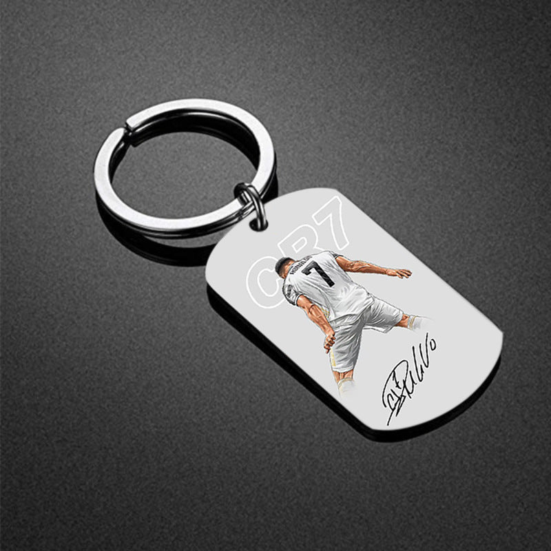 Personalized Keychains for Women Customized Key Chains Men Engraved Name Inspirational Stainless Steel Dog Tag